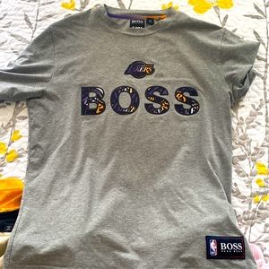 Hugo boss lakers t-shirt collection size small